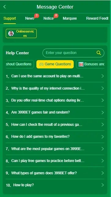 399Bet Game Privacy Policy