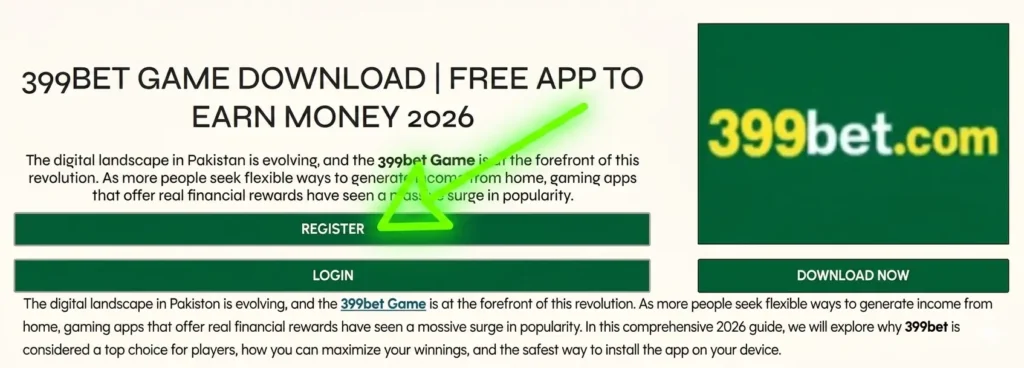 399bet Game Register